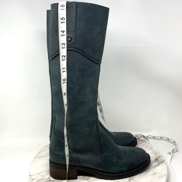 Ted & Muffy Triton Lug Sole Leather Tall Riding Boots - Picture 11 of 15